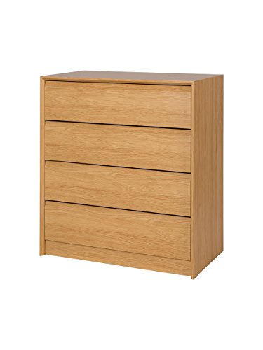 MUEBLECASA- Cajonera 4 cajones Madera Montada, Roble 60cm Ancho x 45cm Fondo x 72cm Alto MUEBLECASA- Cajonera 4 cajones Madera Montada, Roble 60cm Ancho x 45cm Fondo x 72cm Alto