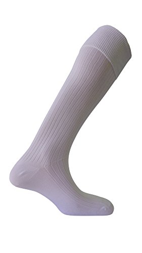 Mund Socks 50, calcetín Media de fútbol, color blanco, talla XS (27-30 EU)
