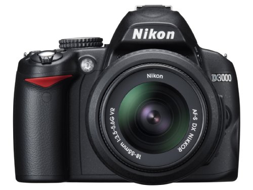 Nikon D3000 - Cámara Réflex Digital 10.2 MP (Objetivo 18-55 mm VR)
