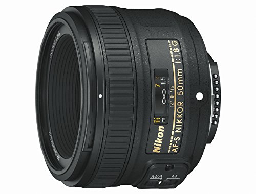Nikon Nikkor - Objetivo para cámara AF-S 50mm f/1.8G (SLR, 7/6, estándar), Color Negro