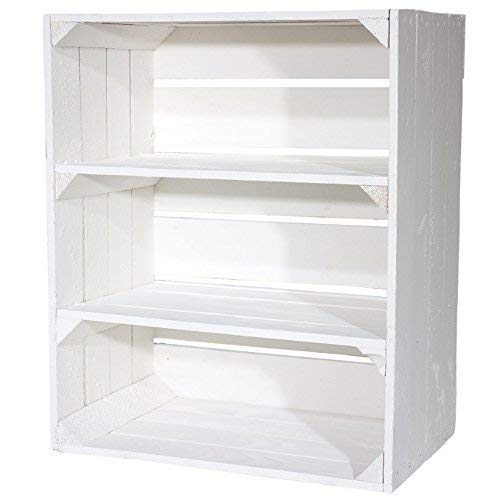 NUEVO Caja del estante con 2 Bandejas de espuma de separación Blanco de canto por Kontorei NUEVO Caja del estante con 2 Bandejas de espuma de separación Blanco de canto por Kontorei