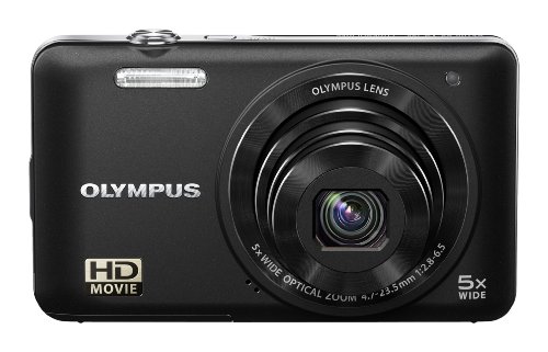 Olympus VG-160 - Cámara compacta de 14 MP (Pantalla de 3", Zoom óptico 5X, estabilizador de Imagen electrónico, vídeo HD 720p) Color Negro