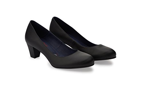 Oneflex Lorene Negro - Zapato de Trabajo cómodo para Mujer - Talla 40