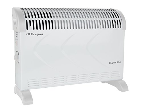 Orbegozo CV 2300 Convector, 2000 W, 3 niveles de potencia, protección contra sobrecalentamiento, soporte mura