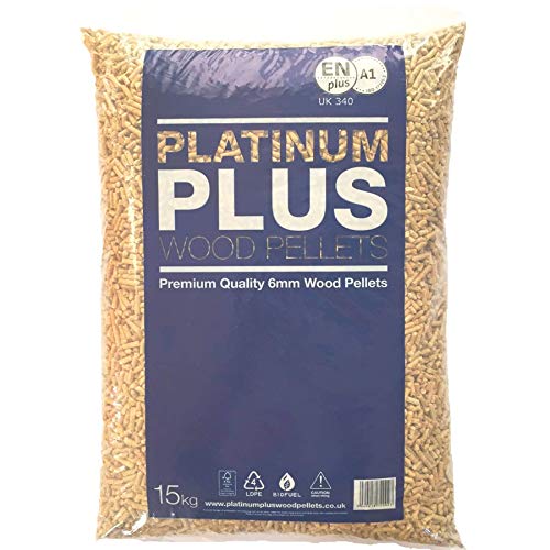 Platinum Plus Pellets de Madera 6mm EnplusA1 Pellets de biomasa 1x 15Kg
