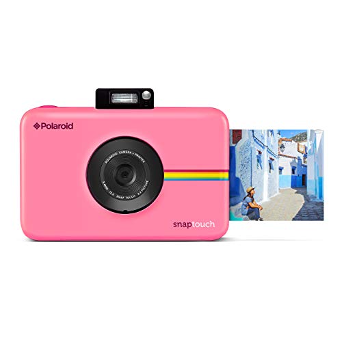 Polaroid Snap Touch - Cámara digital con impresión instantánea y pantalla LCD con tecnología Zero Zink, rosa