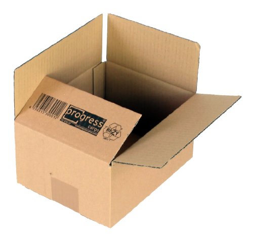 ProgressCargo PC K20.01 - Caja plegable de cartón corrugado (10 unidades, A5+, 217 x 172 x 110 mm, corrugado doble), color marrón ProgressCargo PC K20.01 - Caja plegable de cartón corrugado (10 unidades, A5+, 217 x 172 x 110 mm, corrugado doble), color marrón