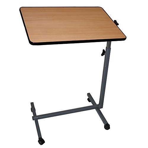 Queraltó Easy - Mesa Auxiliar con Ruedas para Cama y Sofá, Madera, 40 x 60 x 70/105 cm Queraltó Easy - Mesa Auxiliar con Ruedas para Cama y Sofá, Madera, 40 x 60 x 70/105 cm