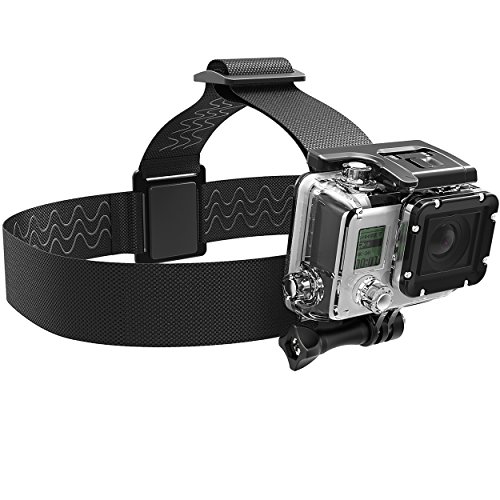 Sabrent Montura para cámara GoPro con Correa para la Cabeza [Compatible con Todas Las cámaras GoPro] (GP-HDST)