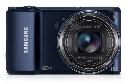 Samsung WB200F - Cámara compacta de 14.2 MP (Pantalla de 3", Zoom óptico 18x, estabilizador óptico), Negro