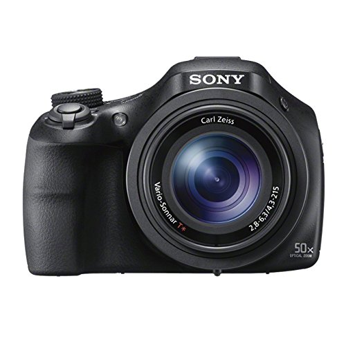 Sony DSC-HX400V - Cámara compacta de 20.4 MP (pantalla de 3", zoom óptico 50x, estabilizador óptico, vídeo Full HD), Color Negro Sony DSC-HX400V - Cámara compacta de 20.4 MP (pantalla de 3", zoom óptico 50x, estabilizador óptico, vídeo Full HD), Color Negro