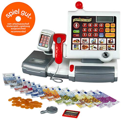 Theo Klein-9356 Set Caja Registradora Grande con Accesorios, Juguete, Multicolor (9356) Theo Klein-9356 Set Caja Registradora Grande con Accesorios, Juguete, Multicolor (9356)