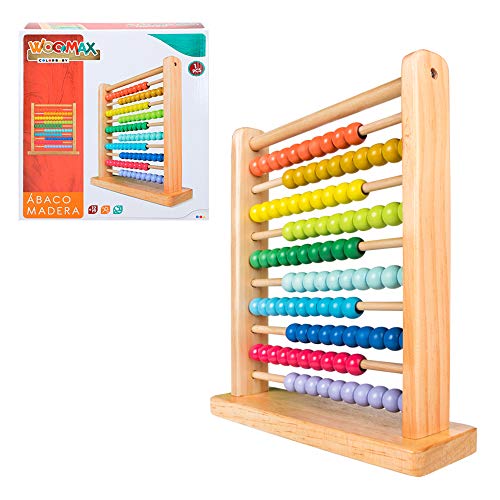 WOOMAX- Ábaco de Madera (Colorbaby 40995) WOOMAX- Ábaco de Madera (Colorbaby 40995)