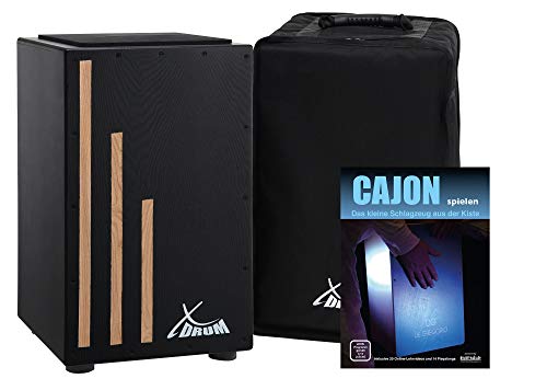 XDrum Primero - Cajón con bolsa, color negr XDrum Primero - Cajón con bolsa, color negr