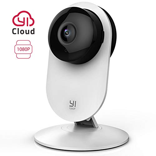 YI Cámara Vigilancia, Cámara IP  Wifi 1080p Sistema de Seguridad de Full HD, Detección de Movimiento, Visión Nocturna, Audio de 2 Vias y Nube con App para iOs y Android (Blanco)