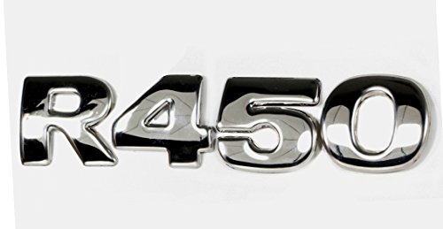 24/7Auto 4 Sets pieza Acero inoxidable 3d letras + números Fundas Decoración R400 R420 R440 R450 R500 R520 R620 para camiones Serie R 2004 – 2016