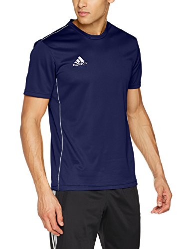 adidas Core 18 T Camiseta, Hombre, Azul (Dark Blue/White), L adidas Core 18 T Camiseta, Hombre, Azul (Dark Blue/White), L