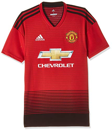 adidas Primera Equipación Manchester United Camiseta, Hombre, Rojo (Real Red/Black), M