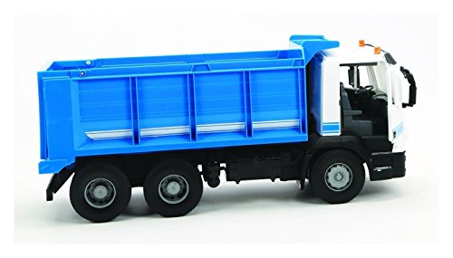 Big Works - Camión de Carga con volquete Iveco, Color Azul (Tomy 43055)