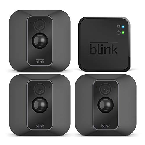 Blink XT2 | Cámara de seguridad inteligente, exteriores e interiores, almacenamiento en el Cloud, audio bidireccional, 2 años de autonomía | 3 cámaras Blink XT2 | Cámara de seguridad inteligente, exteriores e interiores, almacenamiento en el Cloud, audio bidireccional, 2 años de autonomía | 3 cámaras