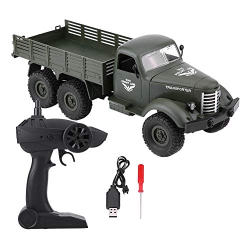 Camión de Control Remoto, Modelo 1/16 de Metal Control Remoto Sistema de Seis Ruedas motrices Camión RC Coche de Juguete para niños Regalo de cumpleaños para niños Alcance de 40 m/131,2 pies(Verde) Camión de Control Remoto, Modelo 1/16 de Metal Control Remoto Sistema de Seis Ruedas motrices Camión RC Coche de Juguete para niños Regalo de cumpleaños para niños Alcance de 40 m/131,2 pies(Verde)