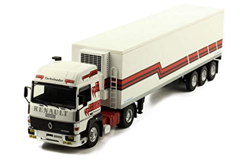 CAMION RENAULT R370 TURBOLEADER et remorque frigo 1/43