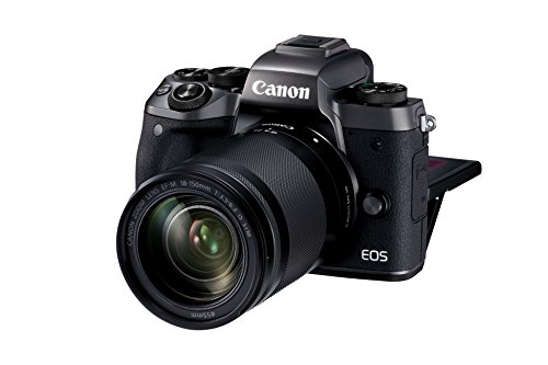 Canon EOS M5 - Cámara sin Espejo compacta de 24,2 MP (Pantalla táctil de 3,2", procesamiento DIGIC, 7 fps, Bluetooth, WiFi, NFC), Negro - Kit con Cuerpo, Objetivo EF-M 18-150mm y Adaptador EF Canon EOS M5 - Cámara sin Espejo compacta de 24,2 MP (Pantalla táctil de 3,2", procesamiento DIGIC, 7 fps, Bluetooth, WiFi, NFC), Negro - Kit con Cuerpo, Objetivo EF-M 18-150mm y Adaptador EF