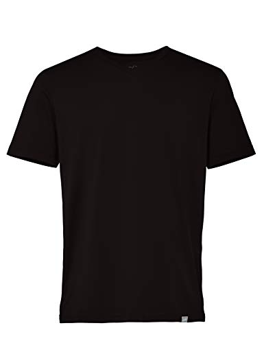 CARE OF by PUMA Camiseta de algodón con cuello de pico para hombre, Negro (Black), M, Label: M
