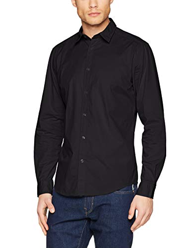 Esprit 998ee2f800 Camisa, Negro (Black 2 002), X-Large para Hombre