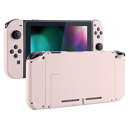 eXtremeRate Carcasa para Nintendo Switch,Funda Completa para Mando Controlador Consola Joy-con de Nintendo Switch Shell de Bricolaje reemplazable con Botón Completo (Rosa Sakura)