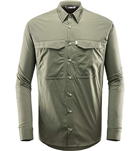 Haglöfs Salo LS - Camisas de Hombre en Color Verde
