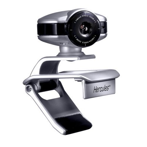 Hercules Dualpix HD - Webcam (30 pps, 3X, USB, 1,8 m, -30-30°, Webcam Station Evolution)