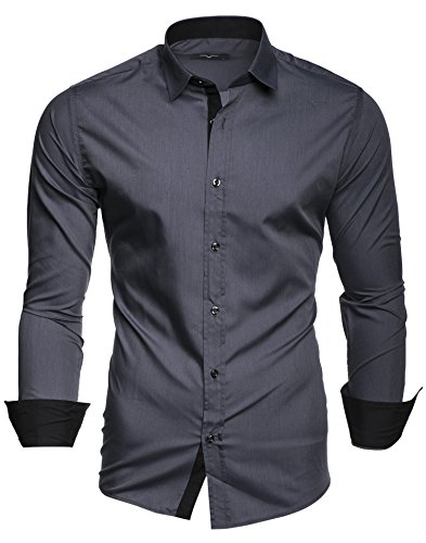 Kayhan Hombre Camisa, TwoFace Grey L