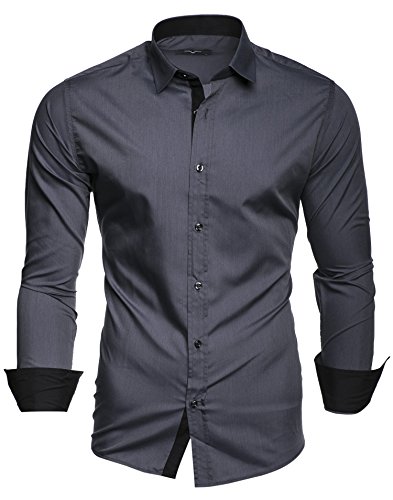 Kayhan Hombre Camisa, TwoFace Grey L Kayhan Hombre Camisa, TwoFace Grey L