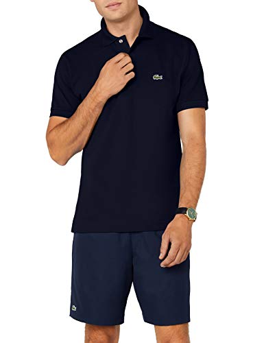 Lacoste L1212 Camiseta Polo, Azul (Marine), M para Hombre