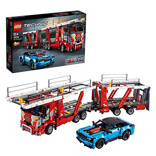 LEGO Technic - Camión de Transporte de Vehículos, Nueva maqueta de juguete, Set de construcción que Incluye un Coche Chevrolet Corvette ZR1 (42098) LEGO Technic - Camión de Transporte de Vehículos, Nueva maqueta de juguete, Set de construcción que Incluye un Coche Chevrolet Corvette ZR1 (42098)