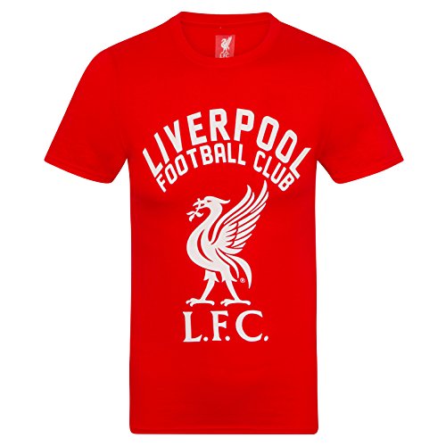 Liverpool FC Camiseta Oficial Para Hombre - Serigrafiada - Rojo - S