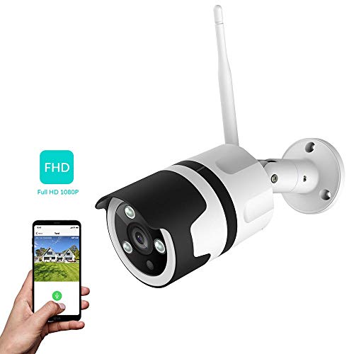NetVue Camaras de Vigilancia Wifi Exterior 1080P, Compatible con Alexa, Exterior IP66 Resistente al Agua Resistente al Polvo estática con visión Nocturna, vigilancia per LAN & WiFi conexión NetVue Camaras de Vigilancia Wifi Exterior 1080P, Compatible con Alexa, Exterior IP66 Resistente al Agua Resistente al Polvo estática con visión Nocturna, vigilancia per LAN & WiFi conexión