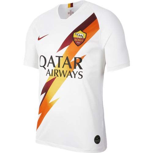 NIKE Camiseta Equipación Domicilio Stadium 2019/2020, Short Sleeve Top, Hombre, Blanco, L