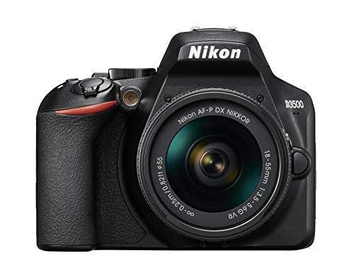 Nikon D3500 - Cámara digital 24,2 MP VR (24,2 MP, 6000 x 4000 Pixeles, CMOS, Full HD, 365 g, Negro)