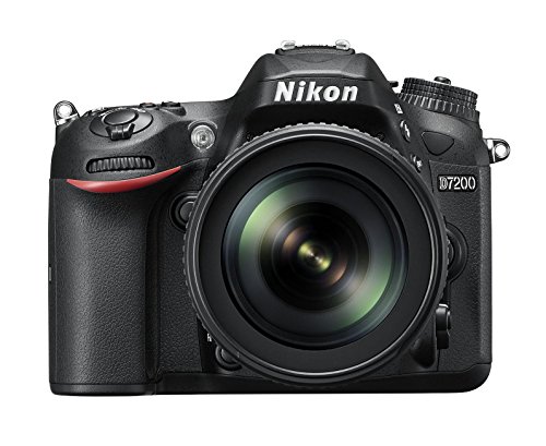 Nikon D7200 - Cámara réflex Digital de 24.2 MP (Pantalla de 3.2", FHD, WiFi), Color Negro - Kit con Objetivo AF-S Nikkor 18-105 mm VR