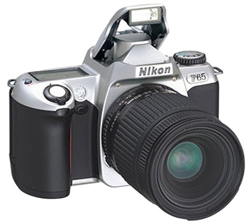 Nikon F65 Plata con 2 cámaras réflex Nikon-Objetivos 28-80 y 70-300 Millimeter