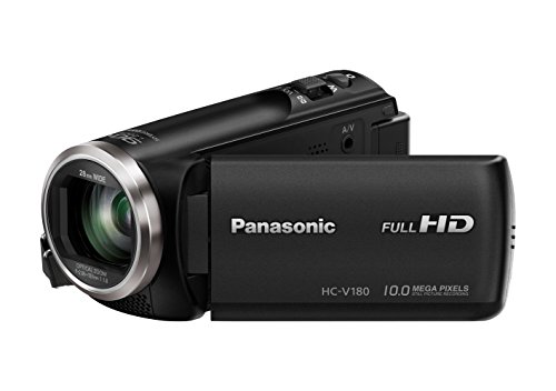 Panasonic HC-V180EG-K - Videocámara (2,51 MP, MOS BSI, 25.4/5.8 mm (1/5.8"), 1.67 MP, 2.2 MP, 50x) (versión importada)