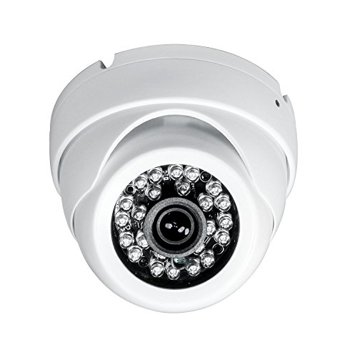 Sinis Security Hybrid Cámara de vigilancia de seguridad de 5 MP 4 MP 1080P HD-TVI/CVI/AHD/960H CCTV,resistente al agua, para exterior/interior, 3,6 mm, sistema de vídeo domo de metal