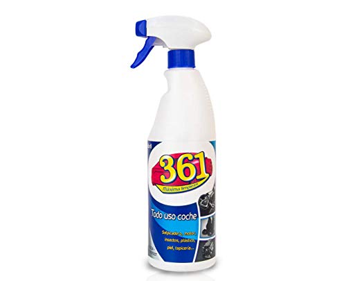 Sisbrill 361 Todo Uso Coche - Limpiador Interior y Exterior del Vehículo - Tapicería, Salpicadero, Cuero, Mosquitos - 750 ml (Pack 1)