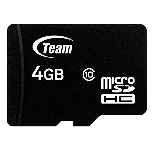 Team Group Micro SD 2 GB con Adaptador SD Tarjeta de Memoria 4 GB Class 10