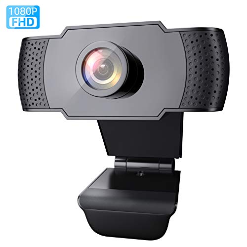 Wansview Webcam PC Full HD 1080P con Micrófono, Webcam Portátil para PC, Webcam USB 2.0, Streaming Cámara Reducción de Ruido para Videollamadas, Grabación, Conferencias con Clip Giratorio