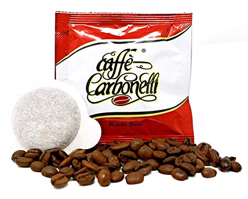 150 Cápsulas café Caffè Carbonelli forte - equilibrado sabor. Ese 44 mm