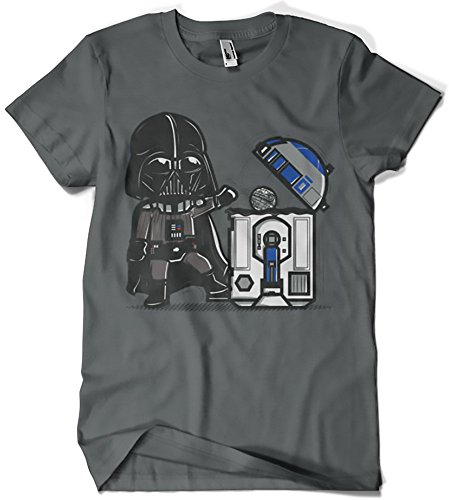 209-Camiseta Robotictrashcan (M,Gris Oscuro) 209-Camiseta Robotictrashcan (M,Gris Oscuro)