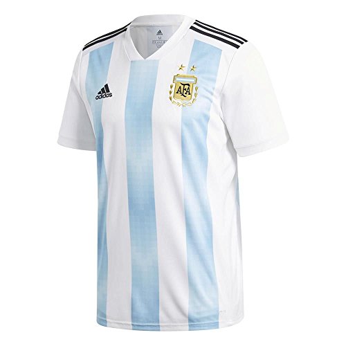 adidas Argentina Camiseta de Equipación, Hombre, Blanco (azucla/Negro), S